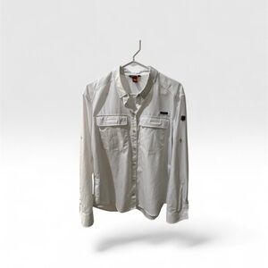 Eddie Bauer White Sport Shop Shirt